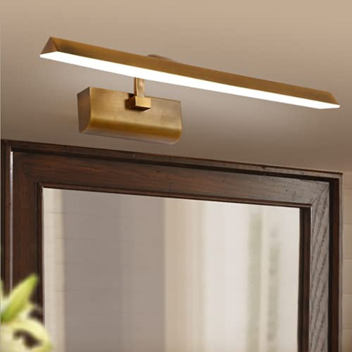 SSNCcNC LED Vintage Spiegelschrank Leuchte Amerikanischen Spiegelleuchte 12W Badleuchte Spiegellampe Badlampe Wasserdicht Neutrales Licht 4500K Wandleuchte Bilderleuchte L:61CM