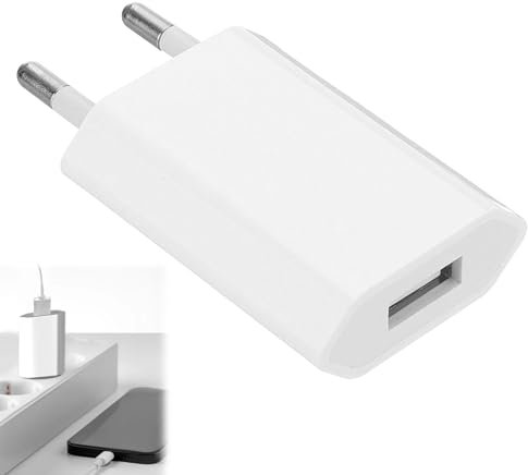 Adaptateur Universel Chargeur Prise Secteur USB 5V 0,6A pour Téléphone Portable, iWatch, Écouteurs, Tablette, MP3, Lecteur eBook