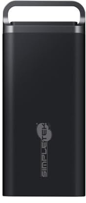 SIMPLETEK - SSD Esterno T5 EVO 4TB Portatile USB-C Type-C USB 4000 GB Mini Viaggio Disco Archiviazione Memorizzazione Leggero Resistente