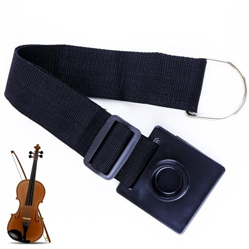 Adjustable Cello Endpin Stopper: Anti-Slip Cello Spike with Strap with Thickened Foam Pad - Portable & Lightweight Rock Stop for Cellist Practice Performance for