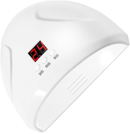GANAZONO Séchoir à Ongles LED 36w Minuterie 30/60/90s 12 Lampes Polymérisation Gel Blanc Capteur Automatique Manucure Pédicure Professionnelle