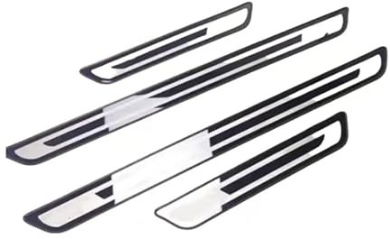 WENINETIES Acier Inoxydable Voiture Seuil de Porte pour Lexus UX 250h Hybrid 2019-2024, 4 Pièces Protection Seuil Portière Threshold Bar Protection Autocollant,B