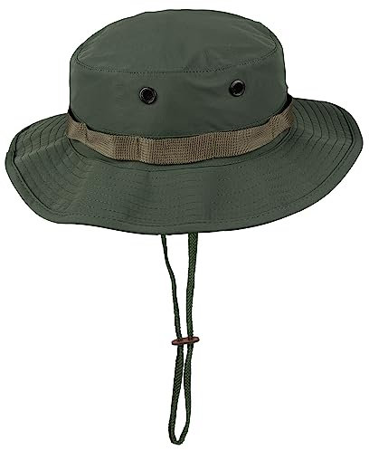 Black Snake US GI Outdoor Boonie Hat aus Nylon Krempenhut L Oliv