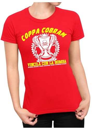 bubbleshirt Tshirt Donna Film Cult Anni '80 ragionier ugo Coppa Cobram vincila con la Bomba - Citazioni Film Anni '91
