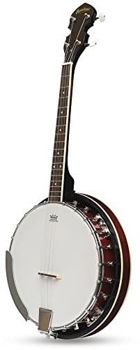 Banjo de 4 cuerdas, parte trasera sólida, 17 trastes, 4 cuerdas tenor banjo escala corta