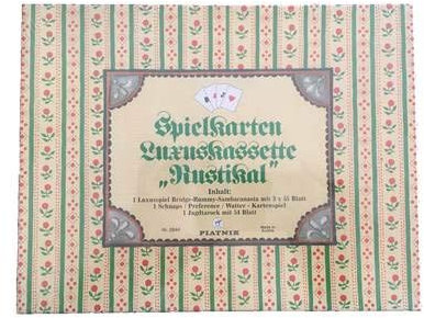 Piatnik - Spielkarten Luxuskassette Rustikal