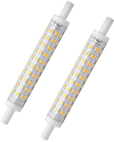 2 Stück R7S LED 118mm Glühbirne Warmweiß Leuchtmittel 10W ersetzt to 80W Halogenstab Lampe 230V 3000K Strahler Birne Nicht Dimmbar