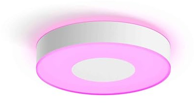 Philips Hue White and Color Ambiance Plafonnier Infuse Medium, Blanc, compatible Bluetooth, fonctionne avec Alexa, Google Assistant et Apple Homekit