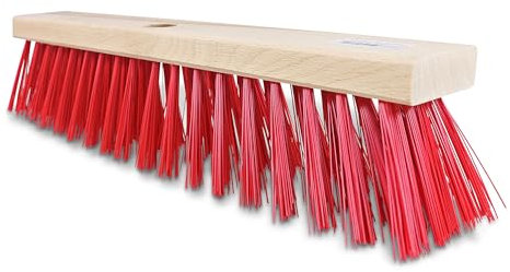 ENVA Scopa Stradale Elaston 40 cm Senza Manico Scopa per spazzare Scopa Industriale Scopa per Officina Scopa per Giardino Pulizia Efficace di Grandi Aree Interne ed Esterne