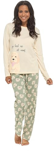 Daisy Dreamer Womens Pyjamas Set Cotton Jersey Long Sleeve and Full Length Bottom Pyjama Sets Sleepwear Loungewear Pjs