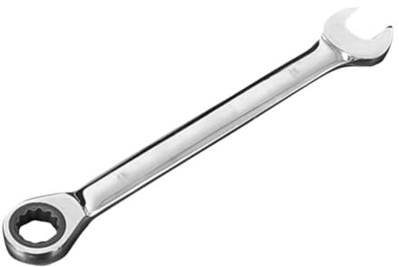 KITANDOVE 2pcs Combination Spanner Set 12mm Ratchet Wrench Multi-Function Screwdriver Steel Construction Versatile Tool