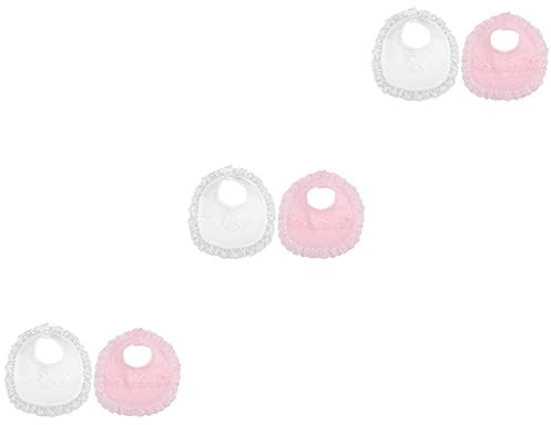 TOYANDONA 6stücke Lätzchen Baumwoll-sabberlätzchen Für Kleinkinder Verstellbare Saugfähige Lätzchen Für Mädchen Für Teething Und Tägliche Nutzung Geschenkset Zur Babyparty