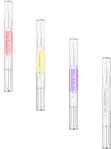 Ipetboom 4piezas Aceite Cutciculas Uñas Bolígrafo De Cuidado De Uñas Herramienta De Manicura Aceite Nutritivo Para Bolígrafo Reparador De