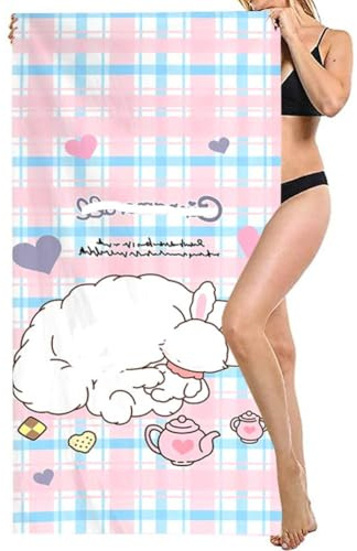 YEIUZPT Beach Towel, Kids Super Soft Cotton Beach Towel, Anime Children'S Super Soft Bath Towel Beach Sauna Pin Bath Towel Teen Adult Daily Use 150 * 75cm ﻿