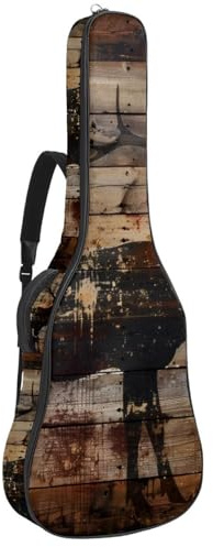 Fire Water Chinesisches Yin-Yang-Muster, gepolsterte Gitarrentasche, schützende Akustikgitarre, Gigbag für E-Bass, Konzertgitarre, Multicolor 08, 42.9x16.9x4.7 in, Lässiger Tagesrucksack