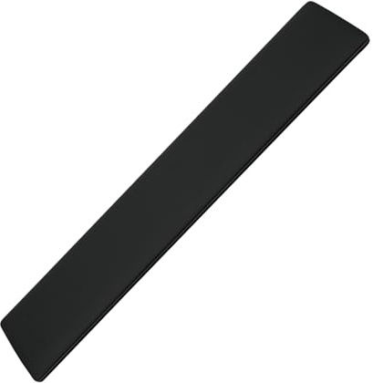 Akko Reposamuñecas para Teclado de Espuma viscoelástica, Compatible con el 75% del Teclado, Alivia el Dolor al Escribir, Almohadilla ergonómica para PC y portátil (Negro, 360 x 70 x 19 mm)