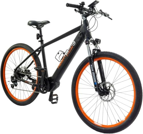 Highphoria E-Bike Elektrofahrrad für Herren/Damen, 250W 25 km/h E-Mountainbike mit Batterie, Starker Motor, Kettenschaltung, Hydraulische Federgabel Pedelec