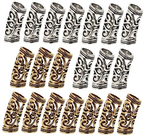Veemoon 20stücke Haarschmuck Für Zöpfe Und Dreadlocks Haarspangen Und Dreadlock-clips Aus Hochwertigen Materialien Für Diverse Haarfrisuren