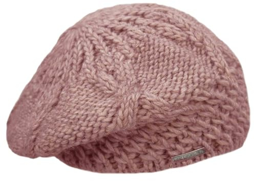 Melegari Strickmütze | Pragelierte Baskenmütze | Mütze aus Wolle und Alpaka | Made in Italy | Herren Damen | Herbst / Winter