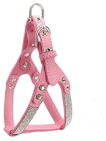 Newtensina Mode Hundegeschirr mit Diamant Bling Niedlich Hundegeschirr Welpen Geschirr für Hunde