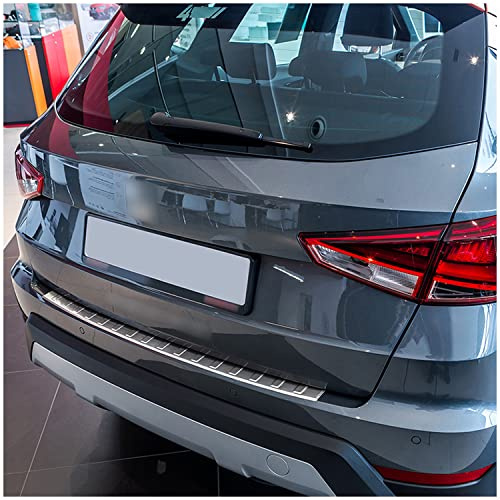 tuning-art Ladekantenschutz passend für Seat Arona 6P 2017- | V2A Edelstahl Passgenau Abkantung Rostfrei Spezialklebeband Reinigungstuch Montageanleitung