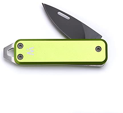 Whitby Pocket Knife, 1.75 Survival Stainless Steel Folding Knives UK Legal Sprint Cactus Green Finish, Stylish High Performance, Non Locking EDC Blade, Portable for Camping Hiking