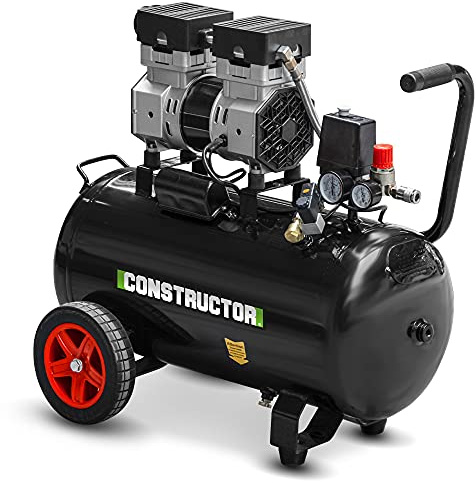 Compresseur 750W - 50L silencieux - 8 bars - Constructor