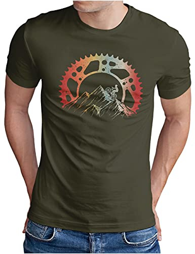 OM3® Mountain Bike T-Shirt - Herren - Fahrrad Offroad Mountainbike MTB - S - 5XL