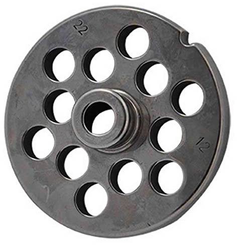 La zappa Piastra Professionale per Tritacarne numero 22 Reber in acciaio temperato (Foro 12 mm)