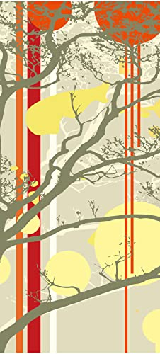 wandmotiv24 Türtapete Maddox Natur 80 x 200cm (B x H) - Dekorfolie selbstklebend Sticker für Türen, Türfolie, Aufkleber, M0158
