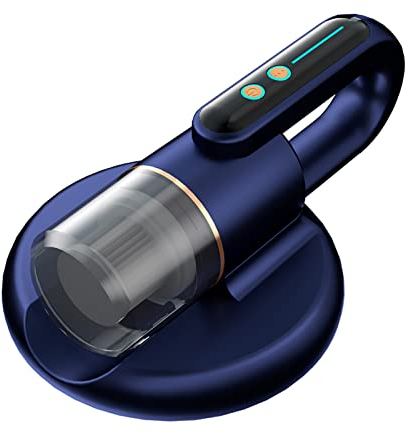 CalmGeek Milbenentfernung für Matratzenstaubsauger mit HEPA-Filtration und 5000PA-Sauginstrument Kabelloser Bettstaubsauger für den Haushalt UV-Lampe Reinigen Sie effektiv Bettmatratzen, Kissen, Stoff