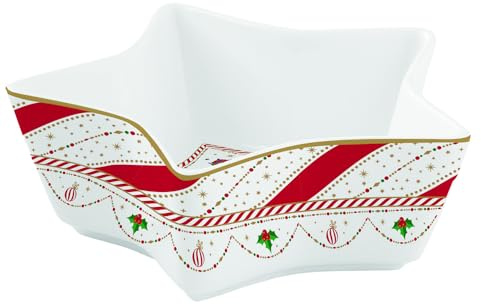 Easy Life Petit bol de Noël en porcelaine avec soldat casse-noisette vintage Nutcracker Twist D15xh5 cm