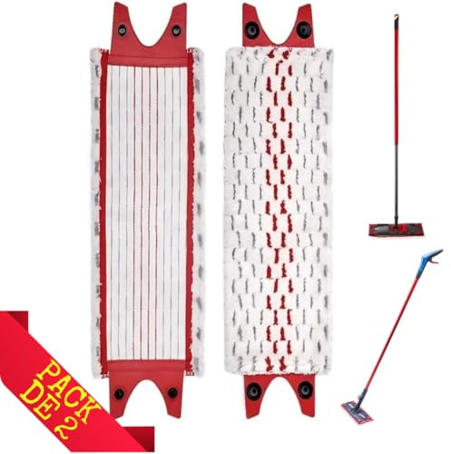 WR Serpillières Compatibles avec Balais Plats Vileda ULTRAMAX et 1-2 Spray