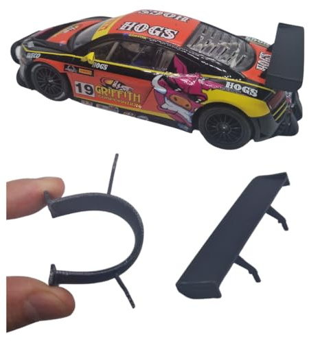 Blackslot Flexibler Spoiler – Carrera Zubehör für 124 Audi R8 LMS, Carrera Bahn Tuning Ersatzteil Kleinteil im Maßstab 1:24