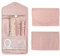 Sac à Bijoux en Rouleau Pochette Bijoux Voyage en Imperméable, Organisateur de Bijoux Sac Rangement de Bijoux Pliable, Rouleaux de Bijoux Portable pour Boucles d'oreilles Collier Bracelet Bagues