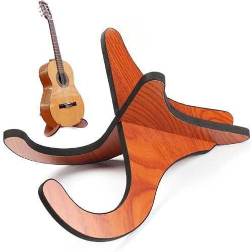 SUFANG Ukulelenständer, Gitarrenständer aus Holz, Holzständer für Gitarre, Holzinstrumente, Ukulelenständer, Kalimba Ständer, für Gitarre, Ukulele, Mandoline, Violine.