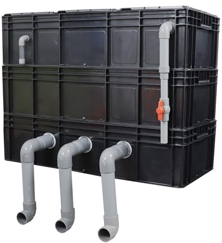 Filtri Per Acquari, Kit Filtro Grande Per Acquario, Stagni, Acquario, 2/3/4 Livelli Scatola Filtro Esterna Per Ciclo Acquario, Filtro Per Acquario Con Scatola Del Fatturato(35.43x15.75x25.98in/90x40x6