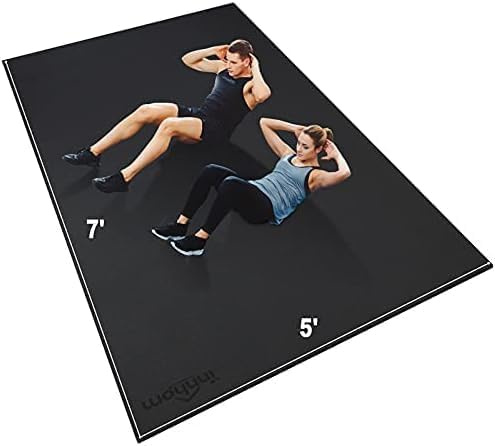 Bodenschutzmatte Sportmatte 5'X7'Unterlegmatte Rutschfeste Fitnessgeräte Fitness Multifunktionsmatte