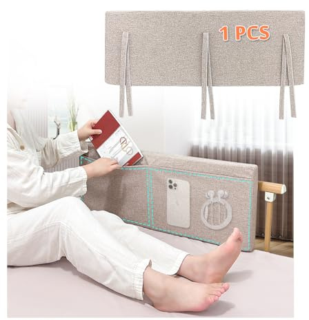 Mybow Bed Rail Cover for Hospital Bed Rail Cushion Medical Foam Padding Bed Railings for Seniors Adults Safety Rails Guard Bed Fall Protector Padded Bedside Bar Cover Only - 31.9 x 11.8 x 2