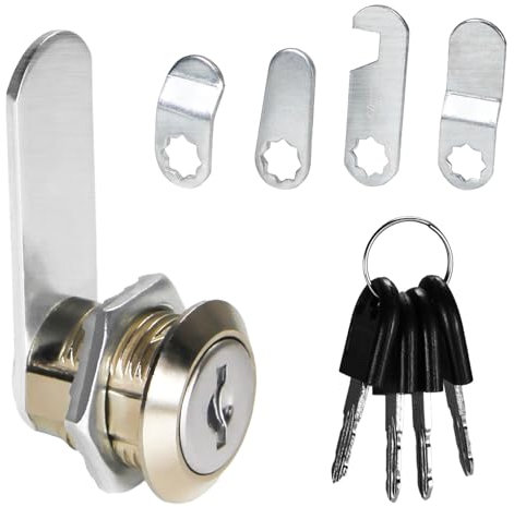 Durable 16mm Security Mailbox Locks with Lock Plates for Protecting Items