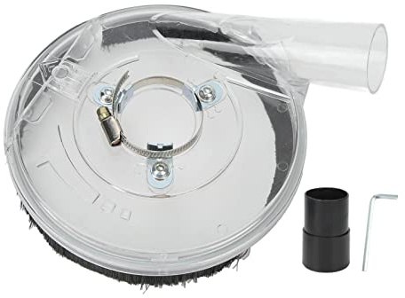 ANKROYU Dust Shroud, ABS Grinder Shroud, Grinder Dust Extractor Shroud, Transparent Cover Protector, Grinder Dust Collector, Angle Grinder Shroud for Grinding