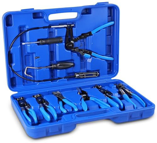 ENVA MADE FOR QUALITY Schlauchklemmen Zangen Satz 10TLG Schlauchschellen Zangen Set
