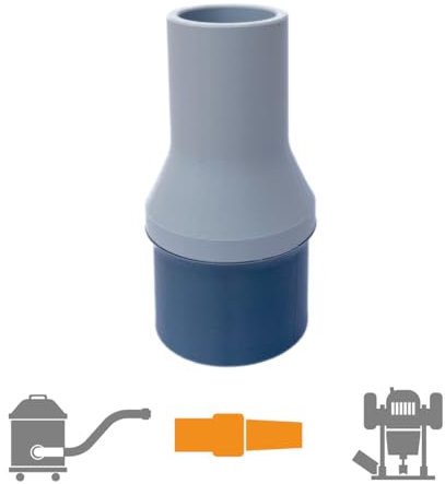 Vacuum Adapter Compatible with Makita DRT50Z & RT0700 or Clones Trimmer Routers – Also Compatible with Festool Cleantec Style Dust Extraction Systems