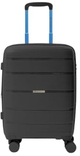 R Roncato Trolley AVIATOR realizzato in POLIPROPILENE (NERO/BLU, S)