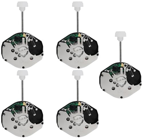 VGOL 5 Piezas de Accesorios para Movimiento de Reloj SL68 Adecuados para Relojes de Cuarzo