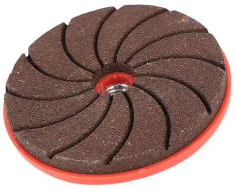 HELEVIA Lot de 5 Disques Abrasifs Intégrés, 100, en Nylon et Plastique, pour Meuleuse D'angle, pour Métal, Pierre, Carrelage