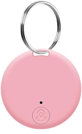 Traceur Localisateur D’Objets 3.7cm Mini Traceur GPS ABS Localisateur GPS pour Clés Bagages Sac Dos Chien Compatible iOS Android Batterie Longue Durée avec Rappel D'alarme Bidirectionnel