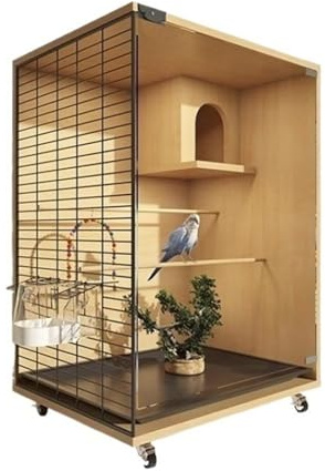 Flight Cage Luxury Villa Bird Cage for Parrots Complete New Type Birdhouse & Nest