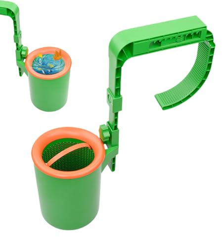 Generico Skimmer Galleggiante per Piscina | Filtro Aspirante a Parete | Accessorio Pulizia Detriti per Piscina - per Telai Metallici in Giardino Cortile Casa Estate Spa Stagno