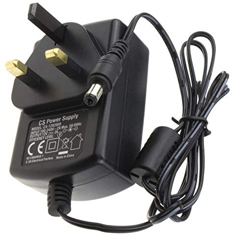 kenable CCTV Camera 12V 2A 2000mA PSU 2.1mm DC Plug UK Power Supply